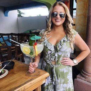 Patrons of Peace 2-Piece Jumpsuit Size Medium